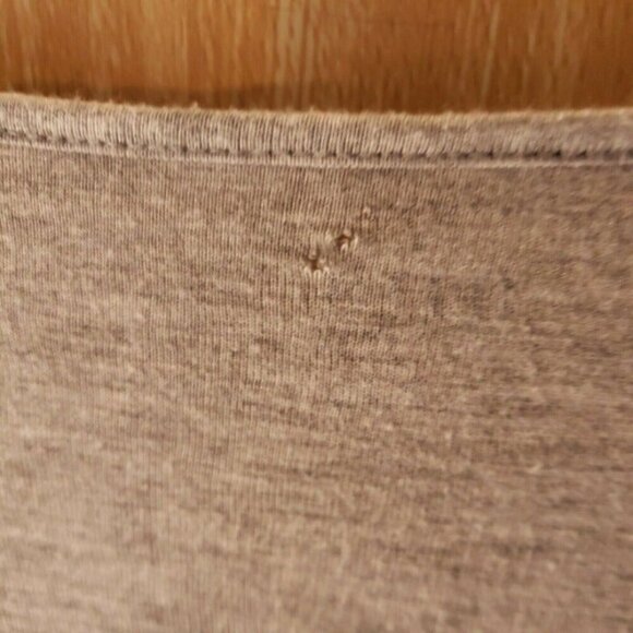 A.N.A Womens 3/4 Sleeve Grey Knit Top With - Picture 5 of 7